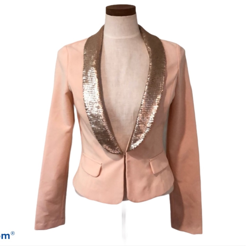 Charlotte Russe sequin blazer